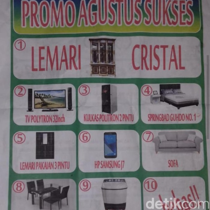 Penampakan brosur investasi bodong di Cianjur
