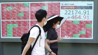 6. Jepang Pertumbuhan ekonomi Jepang minus 3,4 persen pada periode Januari-Maret 2020. AP Photo/Koji Sasahara  