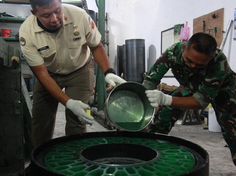 Teknologi ban tanpa udara yang dikembangkan oleh TNI AD