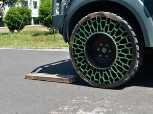Selain Michelin, TNI AD Juga Kembangkan Teknologi Ban Tanpa Udara, Ini Wujudnya