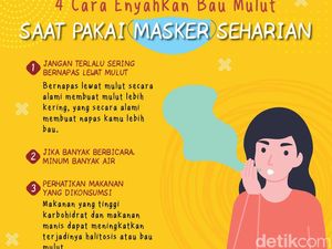 Terganggu Bau Mulut karena Seharian Pakai Masker? Ini Tips Mengatasinya