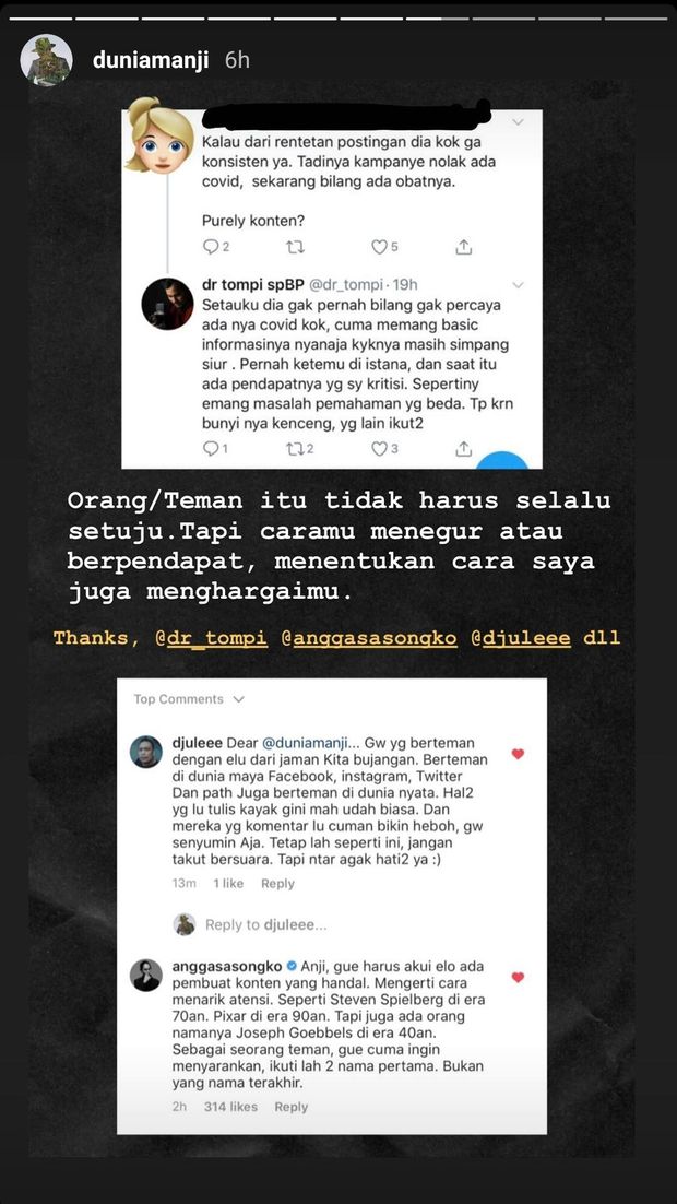 Video Anji dan Hadi Pranoto
