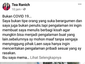 Curhat Wanita di Pasuruan soal Ibunya yang Diabetes Dilabeli COVID-19
