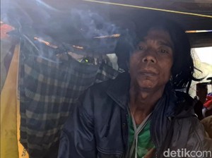 Perjuangan Pria Penunggu Bak Sampah di Sukabumi Saat Pandemi COVID-19