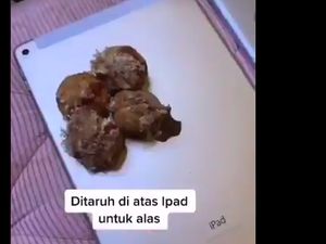 Viral iPad Jadi Piring Makan, Dokter: Bisa Lebih Jorok dari Dudukan WC