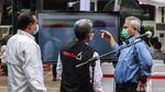 Arief Budiman Pantau Tes Swab di Kantor KPU