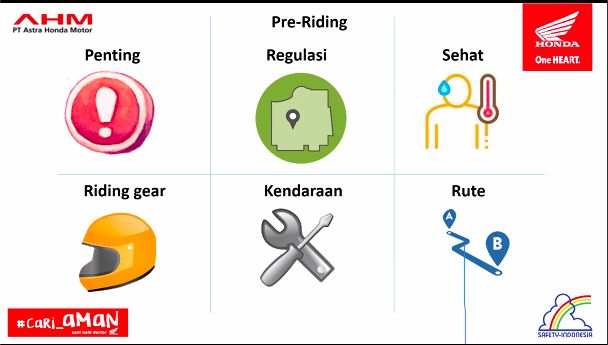 Langkah sebelum berkendara