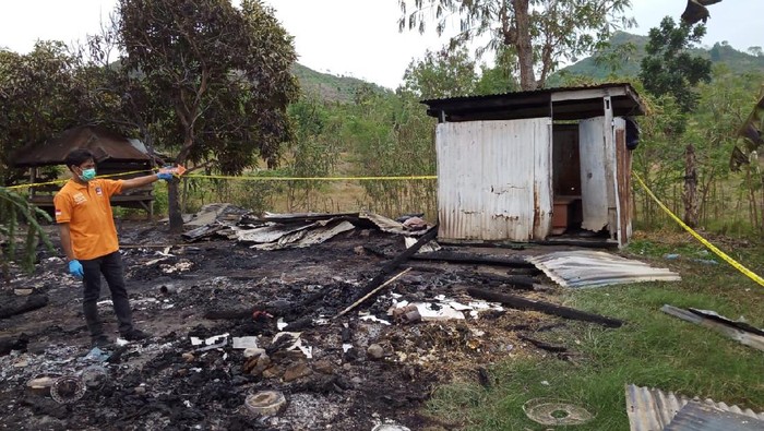 Lokasi bocah diperkosa dan dibakar di Dompu, NTB.