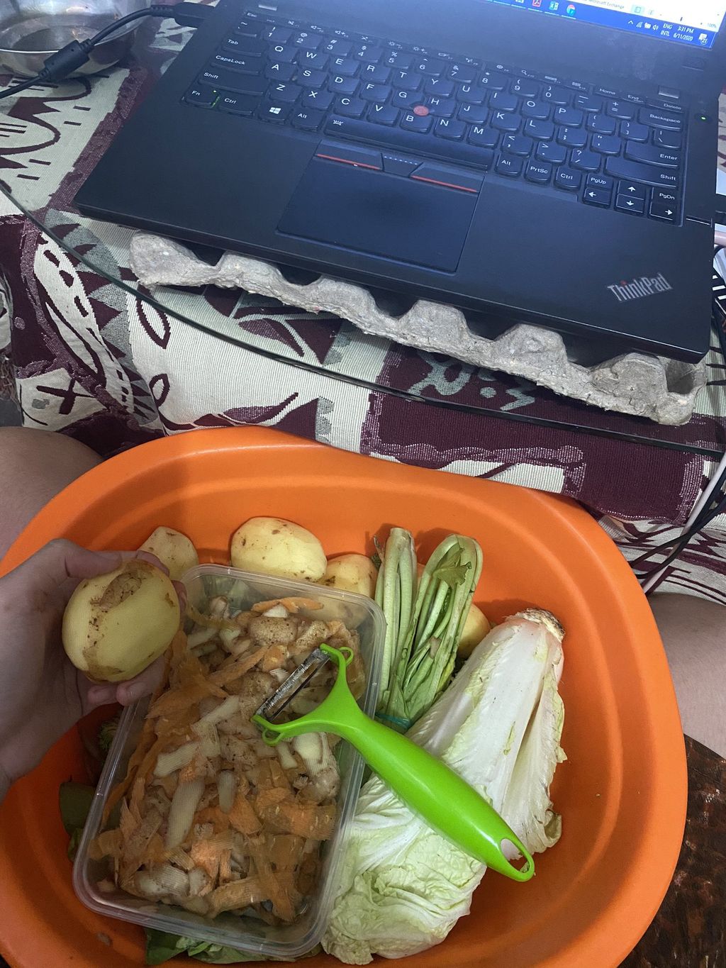 Momen kocak emak-emak meeting virtual