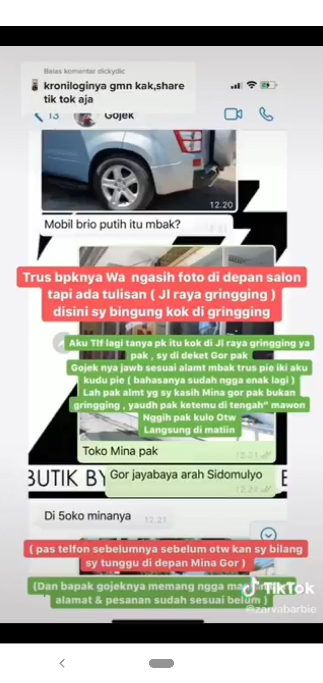 ojol berantem pelanggan