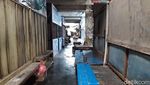 Pasar Sunggingan Boyolali Ditutup dan Disemprot Disinfektan