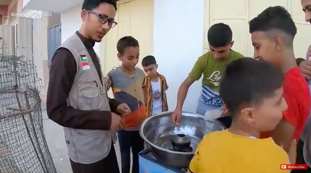 Pembagian daging kurban Indonesia di Gaza, Palestina
