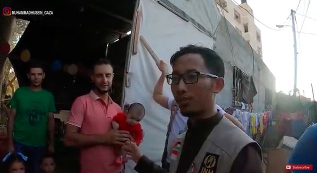 Pembagian daging kurban Indonesia di Gaza, Palestina