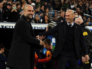 Guardiola Vs Zidane, Duel Pelatih Plontos yang Sama-sama Jos