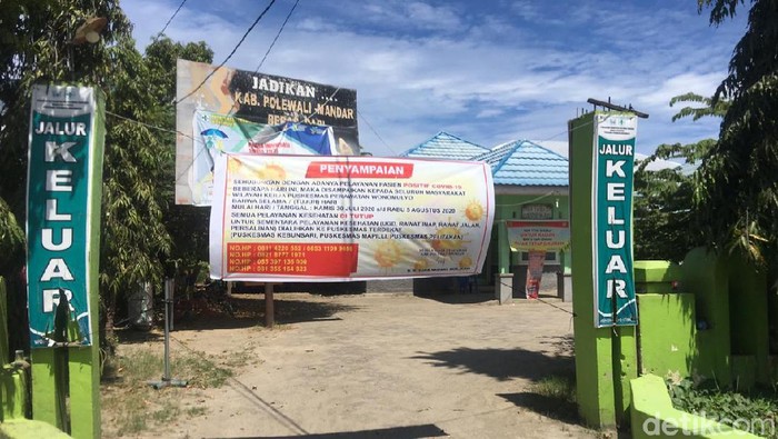 Puskesmas di Polman ditutup sementara.