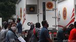 Suasana Tes Swab di KPU