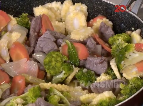 Tumis Daging Sayuran