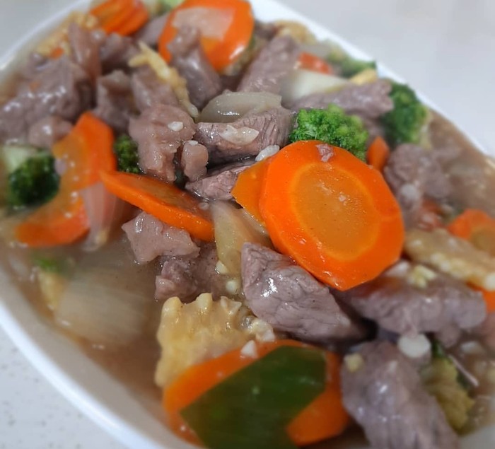 Tumis Daging Sayuran Tumis Daging Sayuran