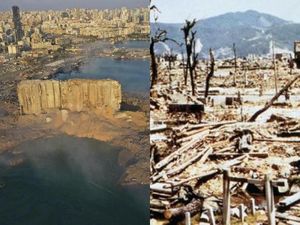 Membandingkan Hiroshima-Nagasaki dengan Ledakan di Lebanon