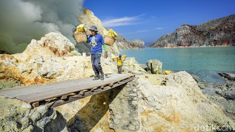 Kawah Ijen Geopark Ijen di Banyuwangi, Jawa Timur diusulkan masuk daftar UNESCO Global Geopark, Rabu (5/8/2020).