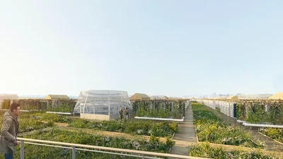 Kebun Seluas 2 Lapangan Bola di Atap Kota Paris