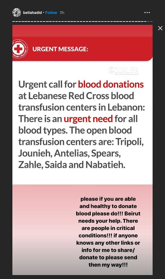 ledakan lebanon Selebriti berduka atas ledakan Lebanon