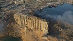 Lokasi Ledakan Lebanon Dilihat dari Atas