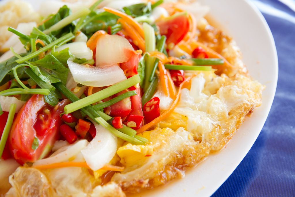 Resep Salad Telur Goreng ala Thai