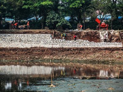 Antisipasi Banjir, Setu Parigi Tangsel Diperbaiki