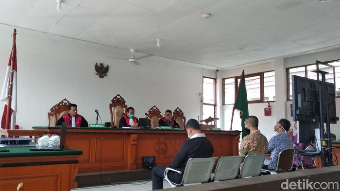 Sidang lanjutan eks Kalapas Sukamiskin Wahid Husen.