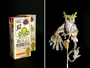 Nggak Nyangka, 10 Miniatur Keren Ini Terbuat dari Bungkus Makanan