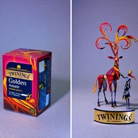 Kalau ini terbuat dari sebuah kemasan teh. (Foto: Instagram/@kharukik97)