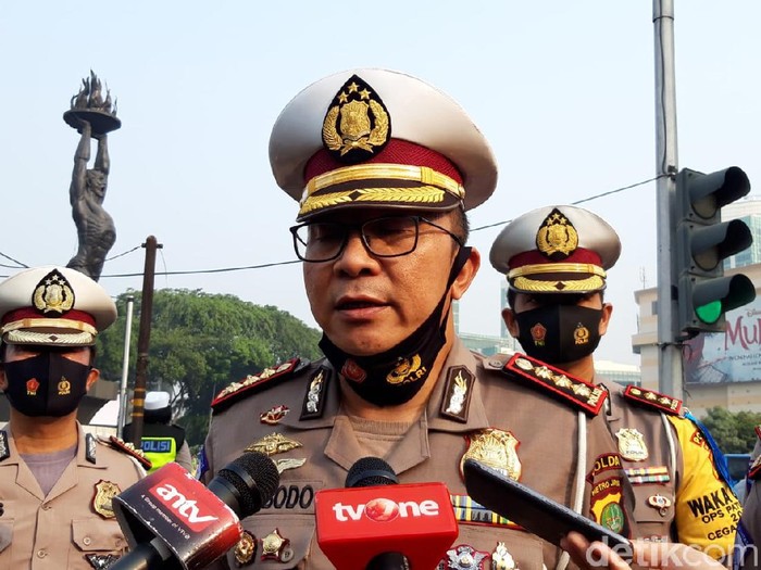 Direktur Lalu-lintas Polda Metro Jaya Kombes Sambodo Purnomo Yugo