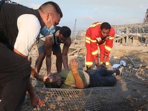 Ledakan di Lebanon, Warga Menangis dan Marah Atas Kelalaian Pemerintah