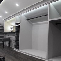Karya Rodolfo yang dibantu beberapa temannya jadi viral setelah putrinya mengunggah foto-foto di Twitter. Netizen takjub dengan kemampuan Rodolfo mengalihfungsikan loteng jadi walk in closet cantik. Foto: Dok. Remodeling & Design LLC