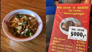 Viral! Di Yogyakarta Bisa Makan Kenyang Mie Ayam Harga Rp 5.000