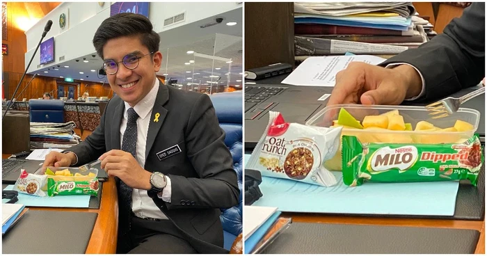 Bekal makanan sehat Syed Saddiq