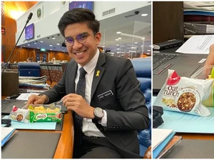 Syed Saddiq Berbagi Bekal Makanan Sehat dengan Anggota Parlemen