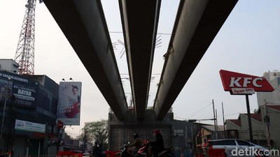 Girder Flyover Jalan Jakarta Terpasang
