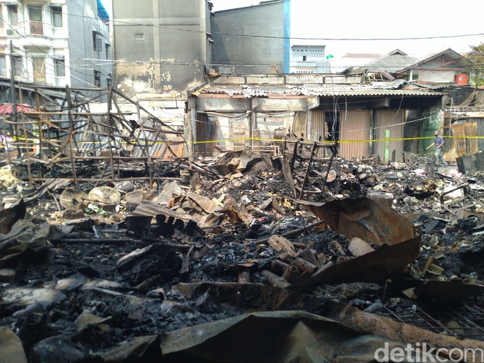 Kebakaran di Pasar TImbul Jakbar