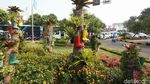 Keren, Taman di Kota Tua Dipasangi Pot Sepatu Boot