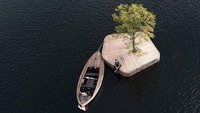 Untuk pembangunan pulau Kopenhagen, desainer mereka akan menggunakan teknik pembuatan perahu kayu tradisional. Struktur terapung sendiri fleksibel dalam penggunaannya, sedangkan material yang akan digunakan bersifat daur ulang dan berkelanjutan. Istimewa/dok.Bored Panda/Airflix  
