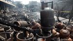 Potret Pasar Timbul Barat Tomang yang Ludes Terbakar