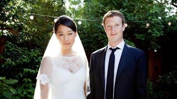 Pada tahun 2012, mereka memutuskan menikah dalam sebuah seremoni sederhana di belakang rumah Zuck. Foto: istimewa