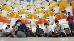 Jumatan Perdana di Masjid 99 Kubah Makassar yang Tak Diizinkan Gubernur