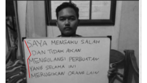 Analisa tulisan tangan GIlang Bungkus 1 oleh Deborah (detikcom)