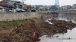 Begini Debit Air Sungai Ciliwung di Musim Kemarau