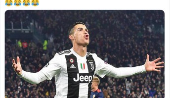 Tapi ada juga yang memperolok Ronaldo, bahwa Juventus masih belum dapat menjuarai Liga Champion walau sudah membelinya. Foto: Twitter