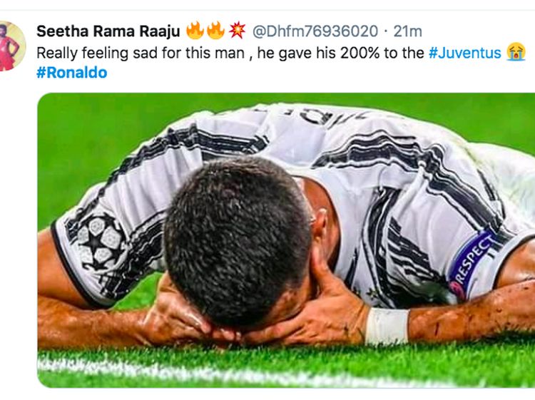 Juventus Kalah, Netizen Tetap Puja Ronaldo