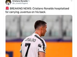Juventus Kalah, Netizen Tetap Puja Ronaldo